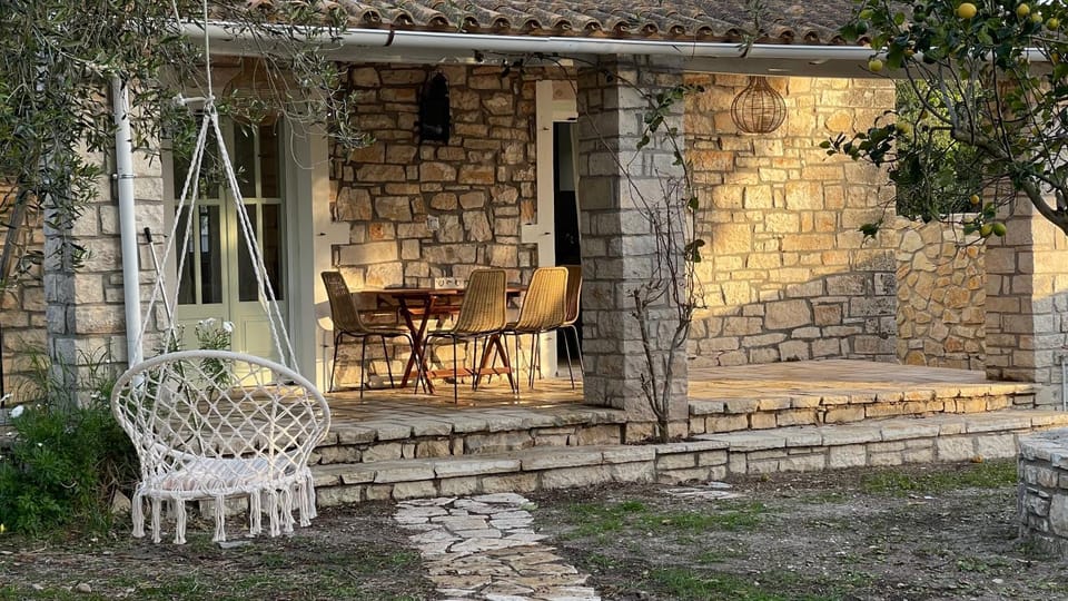 Property building, Patio, Garden, Seating area, Garden view