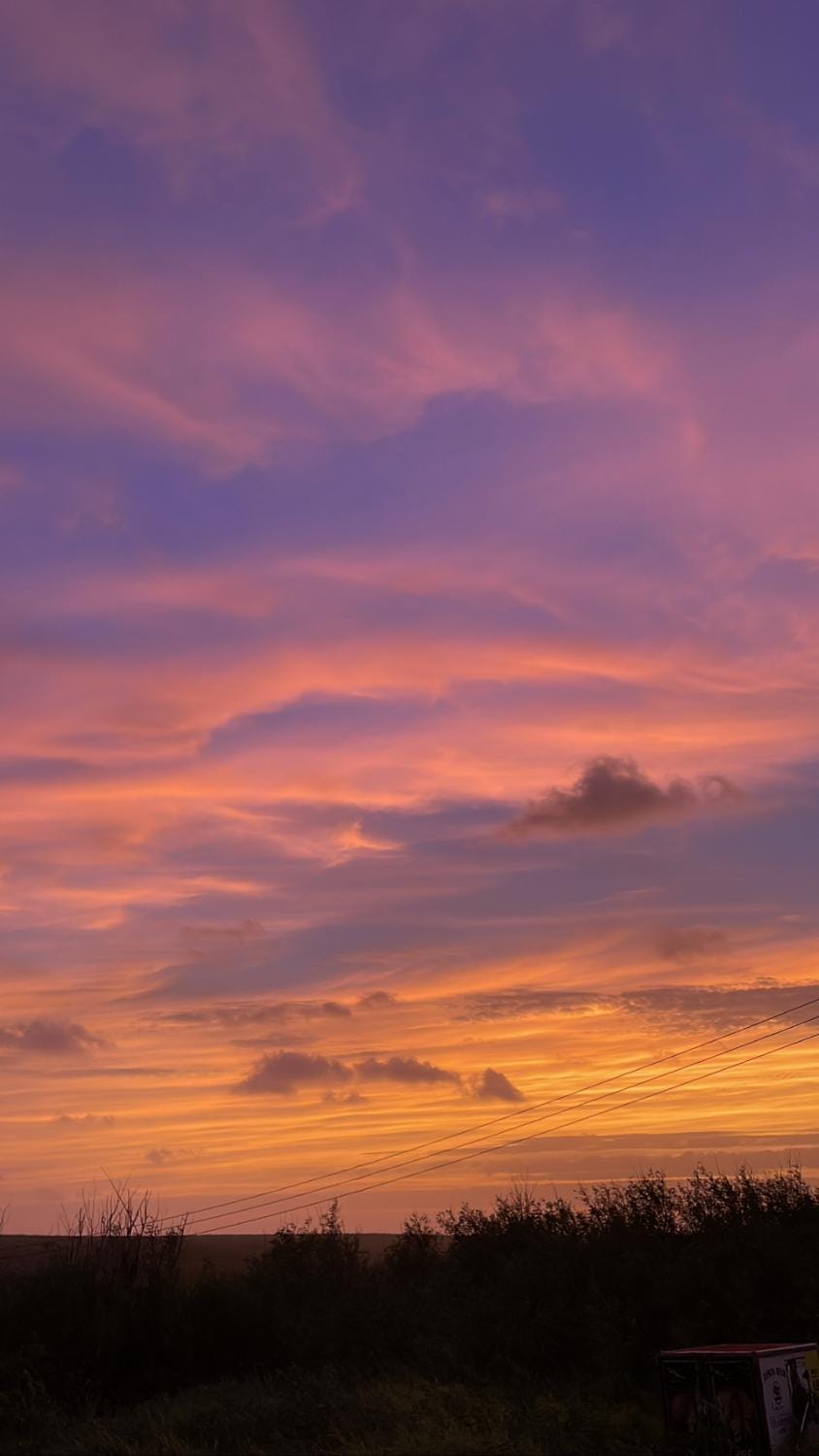 Natural landscape, View (from property/room), Sunset