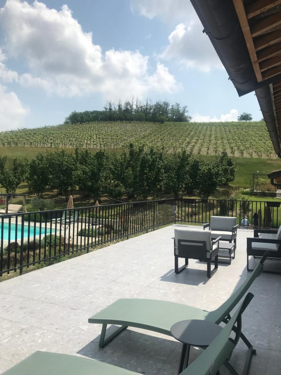 Natural landscape, View (from property/room), Balcony/Terrace, Pool view, Swimming pool
