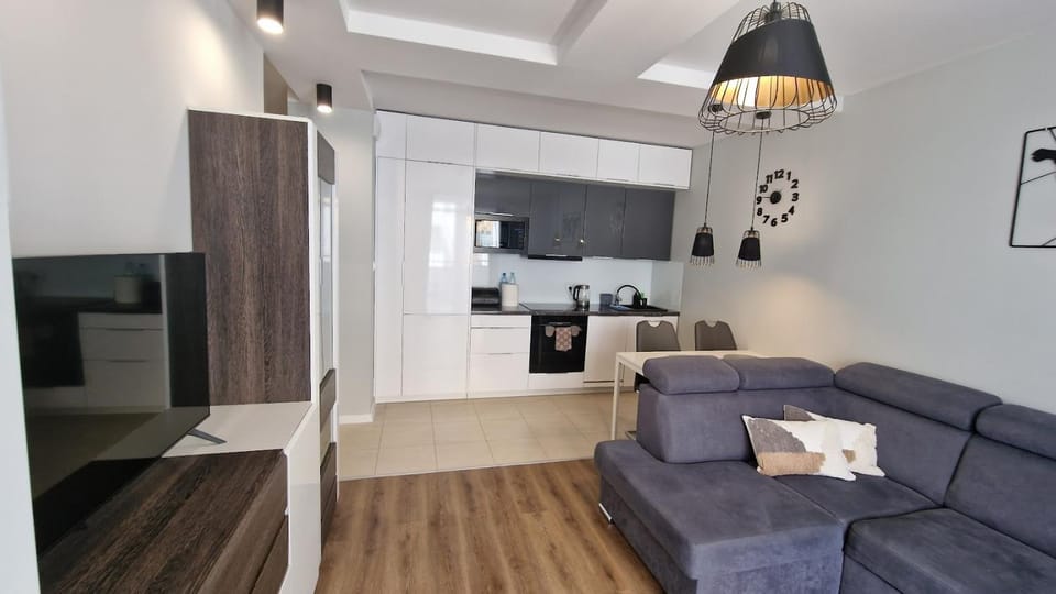 Kitchen or kitchenette, Living room, Seating area