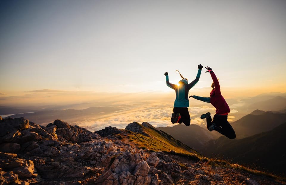 Natural landscape, Hiking, Hiking, Sunset