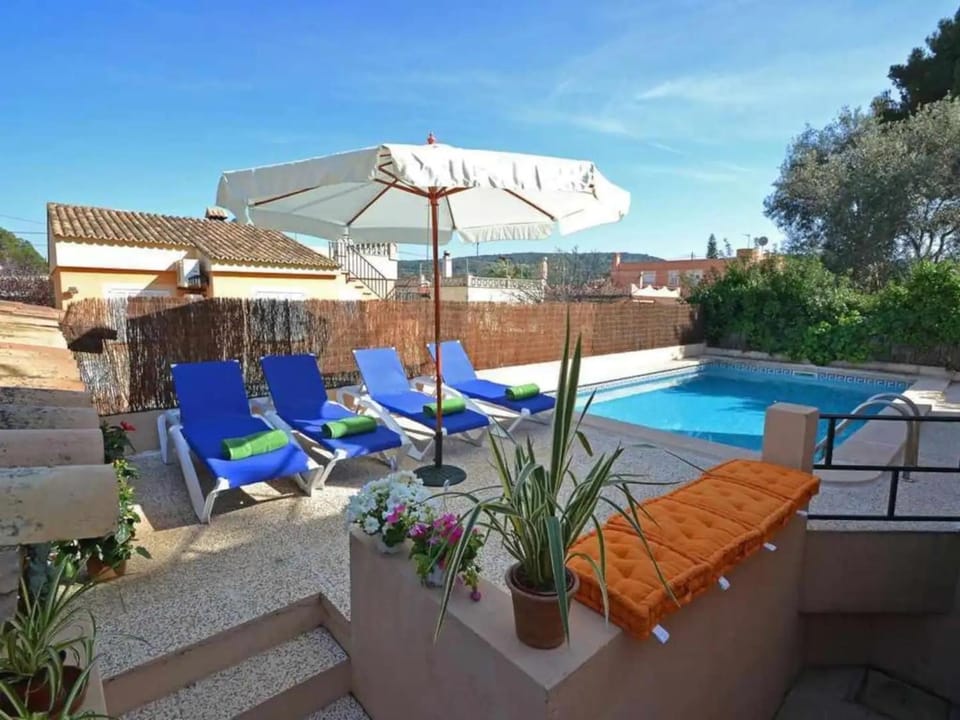Property building, Living room, Swimming pool