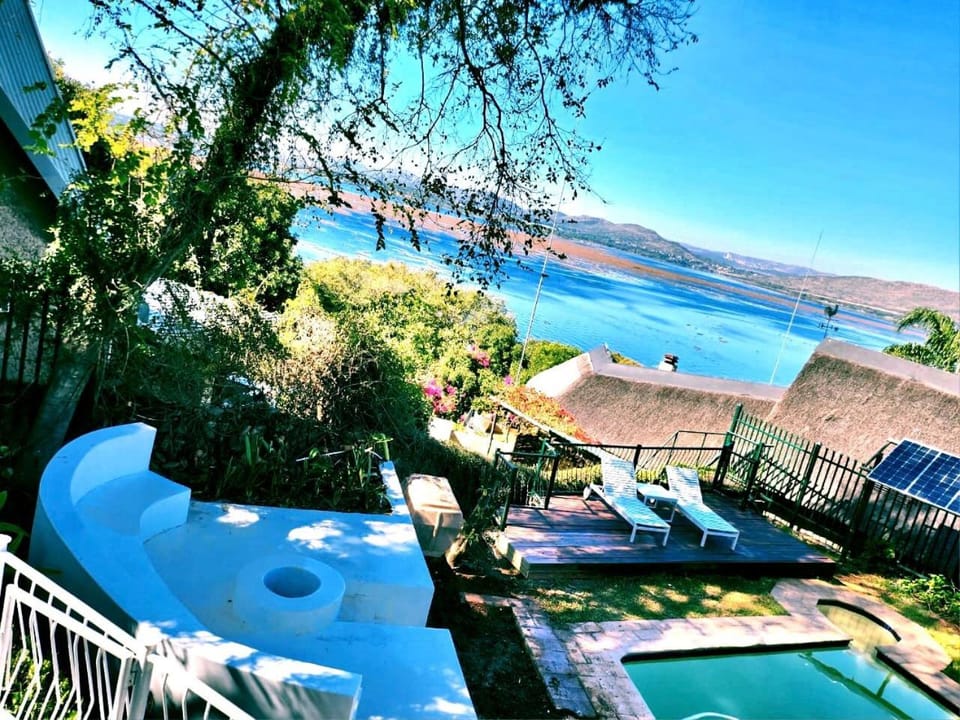 Lake view, Pool view, Swimming pool, sunbed