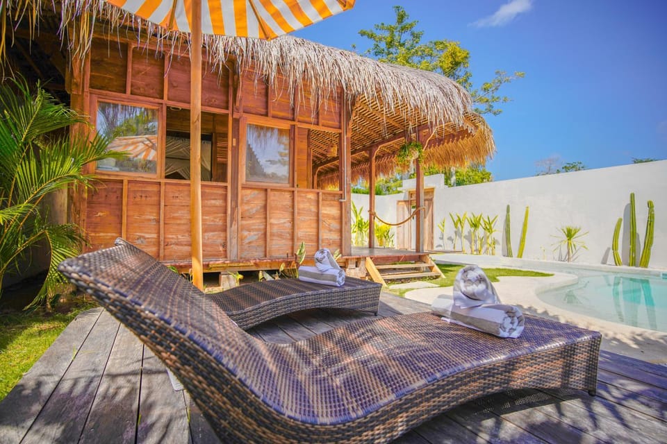 Patio, Spring, Day, Natural landscape, Garden, Garden view, Pool view, Swimming pool, sunbed