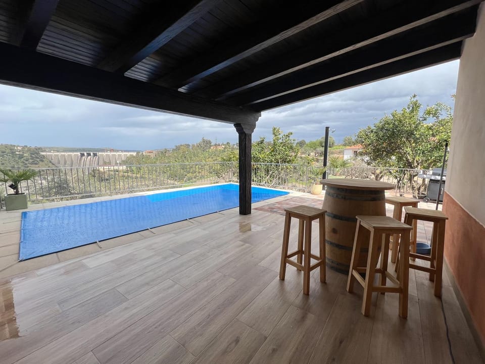 Patio, Day, Natural landscape, View (from property/room), Balcony/Terrace, Pool view