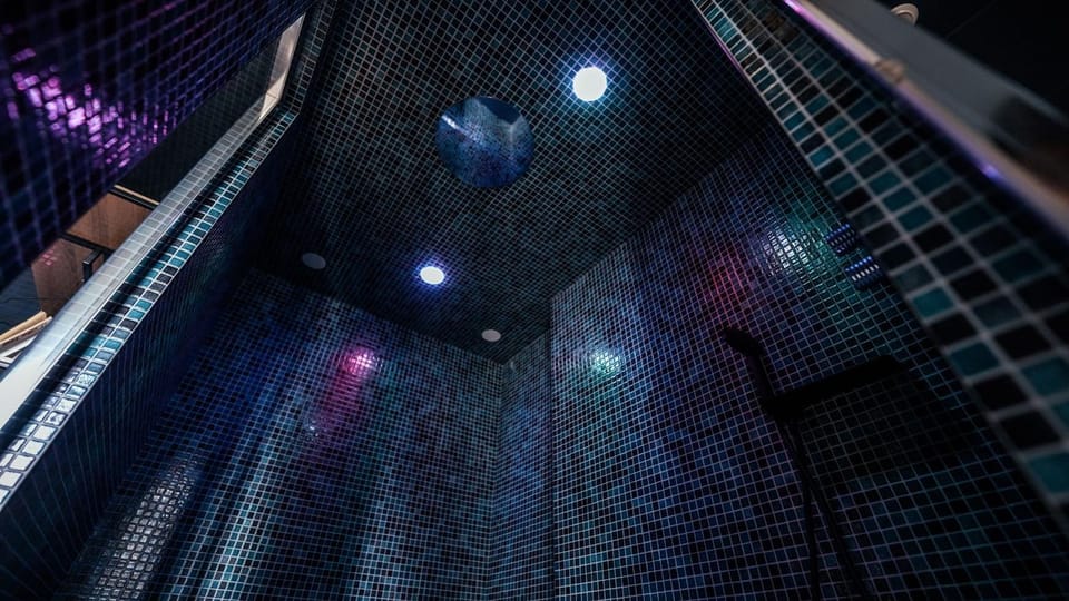 Shower, Sauna, Steam room, Bathroom, Spa and wellness centre/facilities