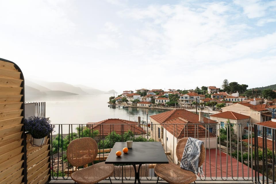 Trizonia Mare Suites Hotel in Peloponnese, Western Greece and the Ionian