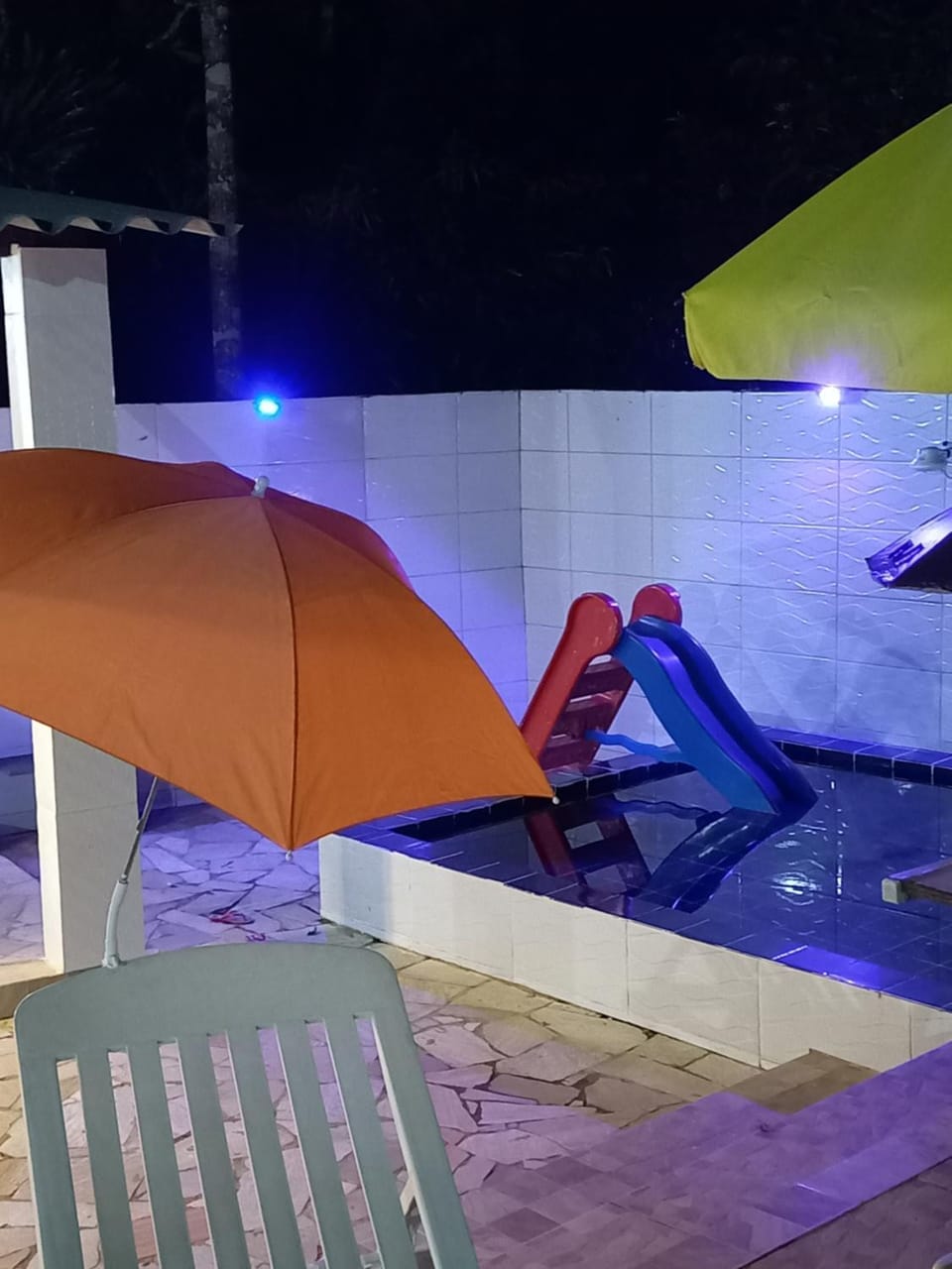 Night, Swimming pool