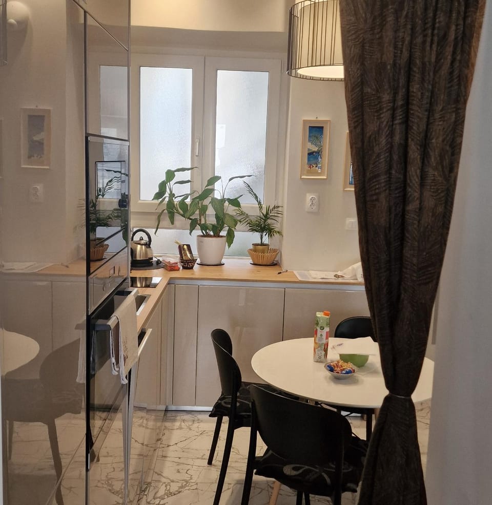 Kitchen or kitchenette, stove, kitchen