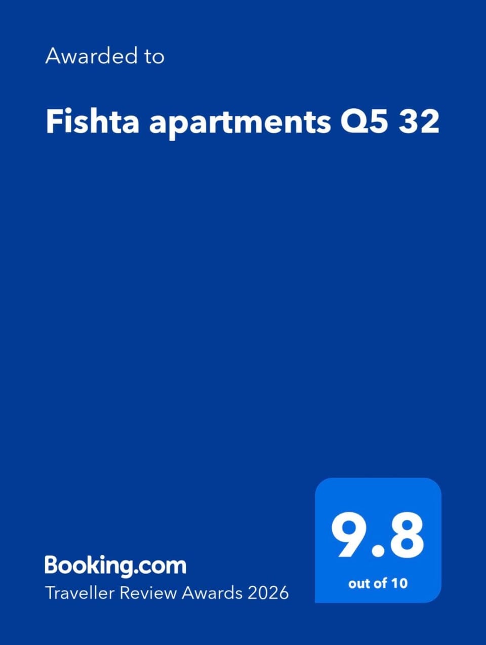 Fishta apartments Q5 32 Apartment in Montenegro