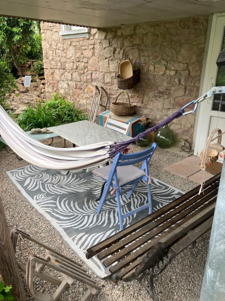 Patio, Garden, Garden view