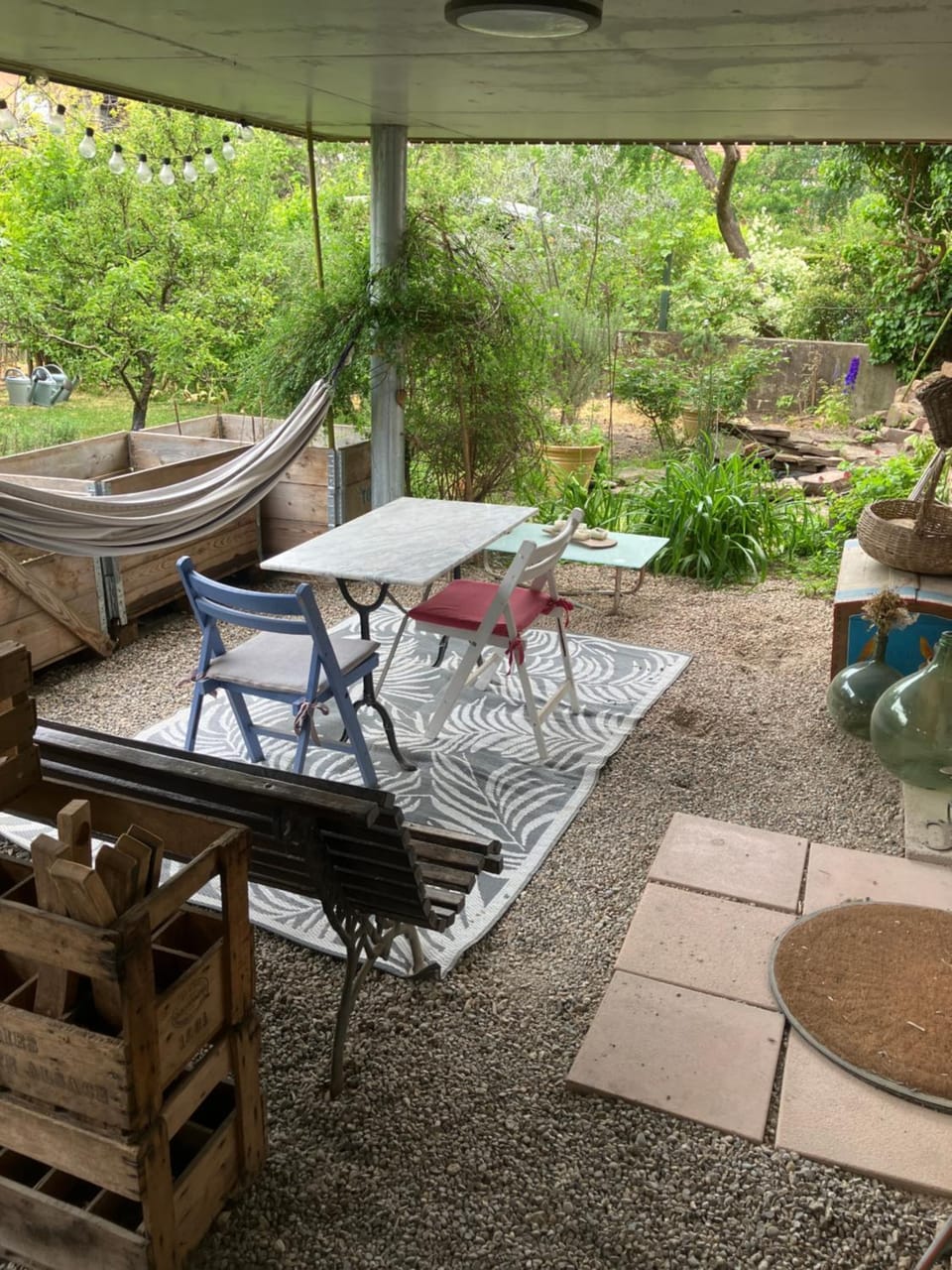 Patio, Garden, Dining area, Garden view