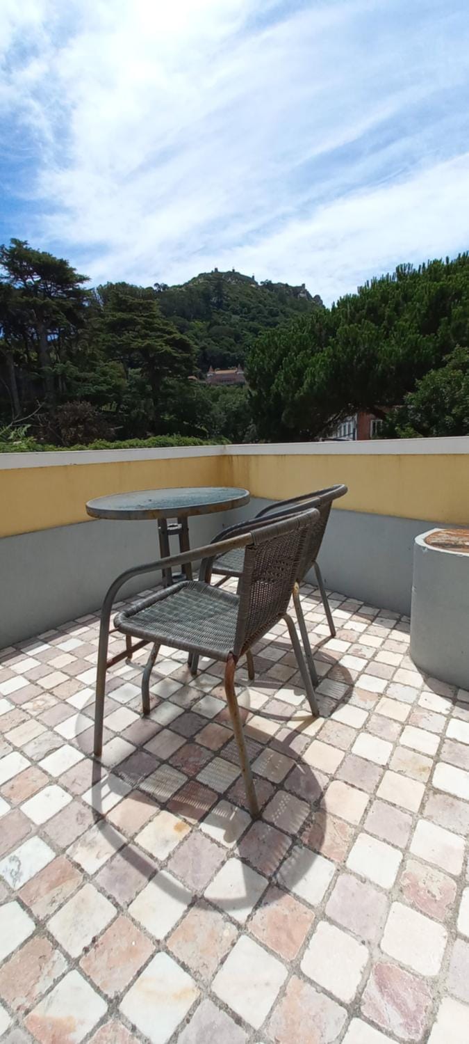 Day, Natural landscape, View (from property/room), Balcony/Terrace, Dining area, Mountain view