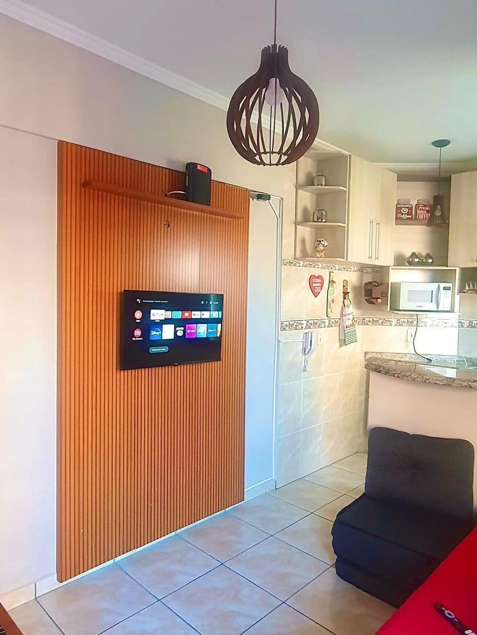 Apto Boqueirão próximo e com vista Mar Apartment in State of São Paulo