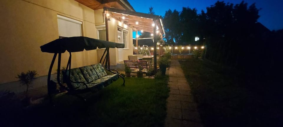 Night, Garden, Garden view