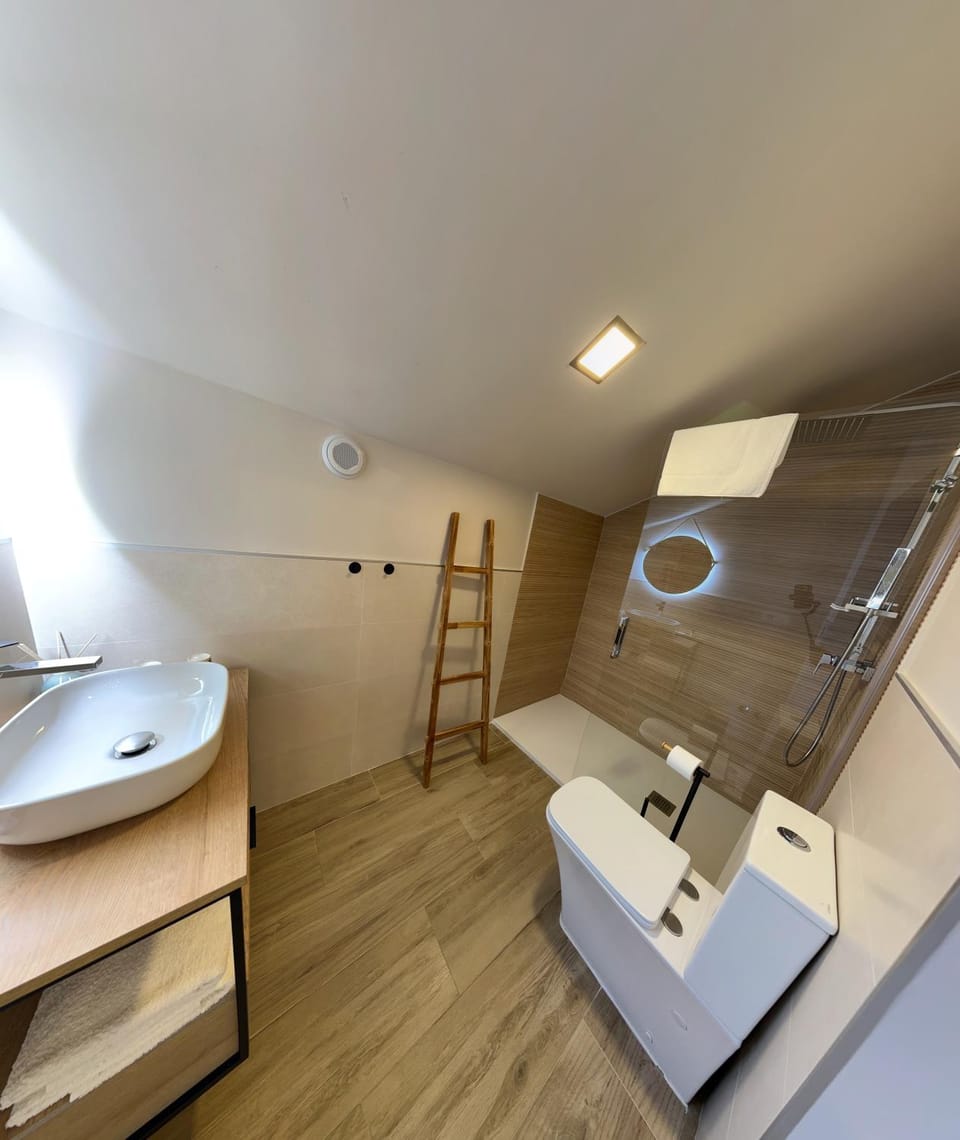 Shower, Toilet, Bathroom, towels