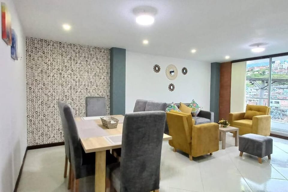 Living room, Seating area, Dining area