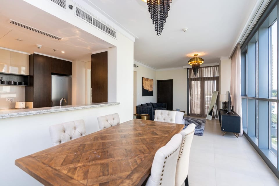 View (from property/room), Kitchen or kitchenette, Dining area