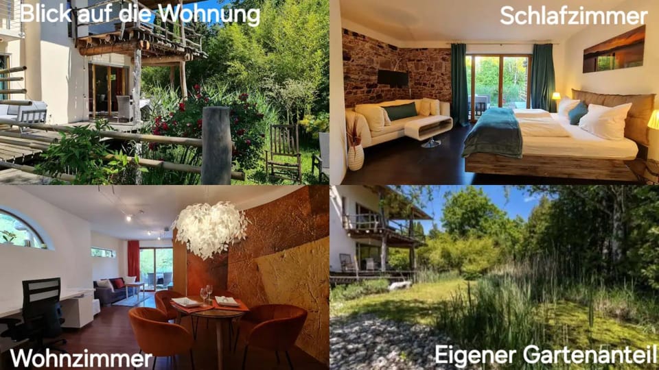 Design Ferienwohnung 2. Reihe Wörthsee mit Garten und großer Terrasse Apartment in Bavaria