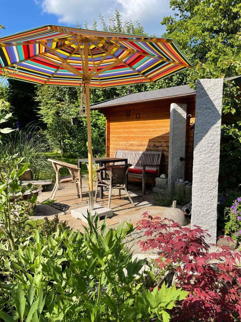 Gartenhäuschen im Grünen Bed and Breakfast in Bavaria