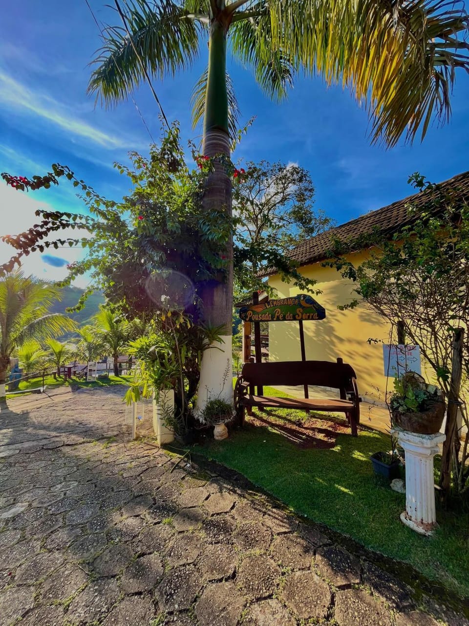 Garden, Mountain view