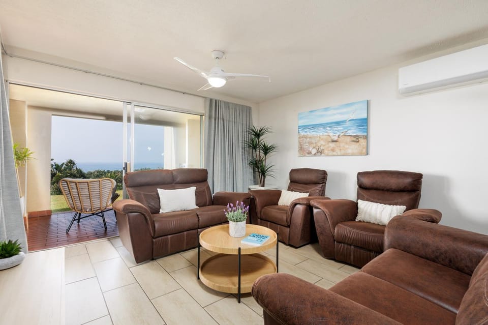 Living room, Seating area, Sea view