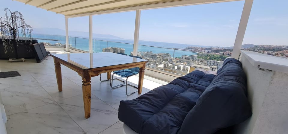 Day, Balcony/Terrace, Seating area, Sea view
