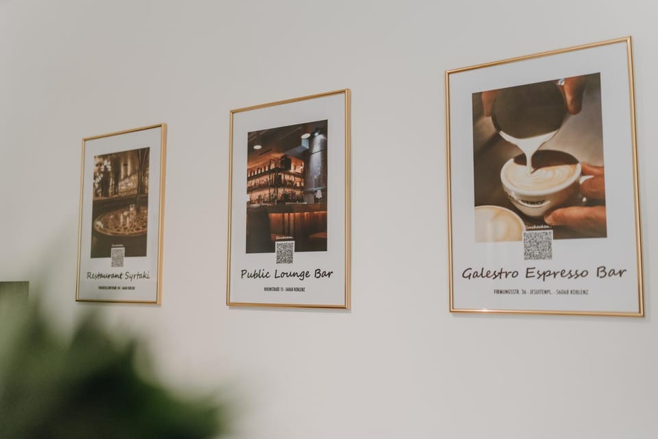Restaurant/places to eat, Food and drinks