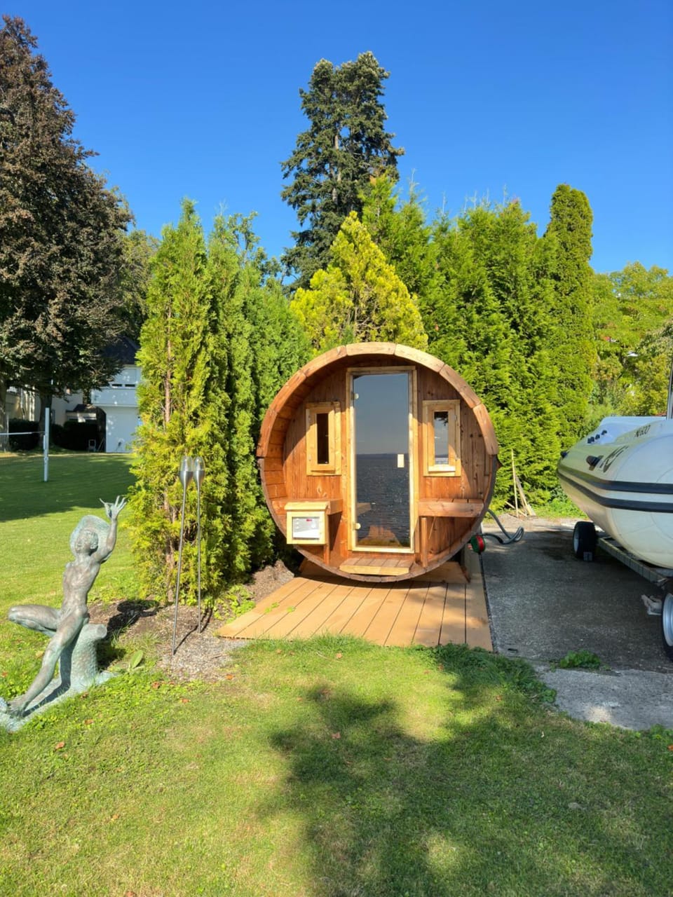 Sauna, Lake view