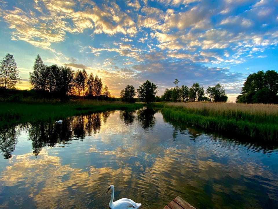 Nearby landmark, Day, Natural landscape, River view, Sunset