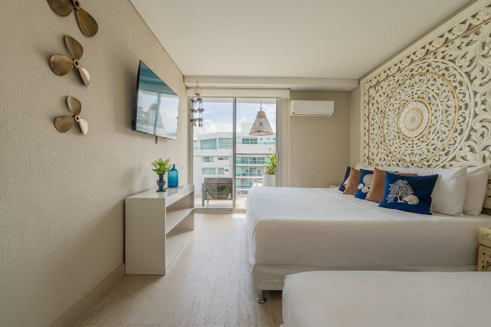 MQ1206 | Lujo, vista y jacuzzi privado 2BD Apartment in La Boquilla