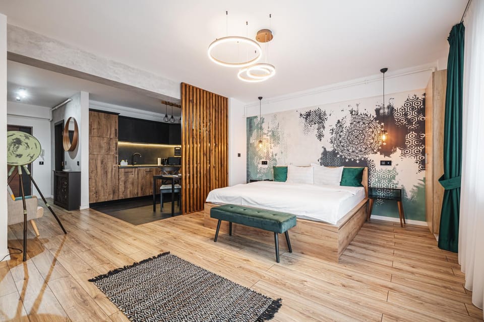 Bed, Bedroom, kitchen