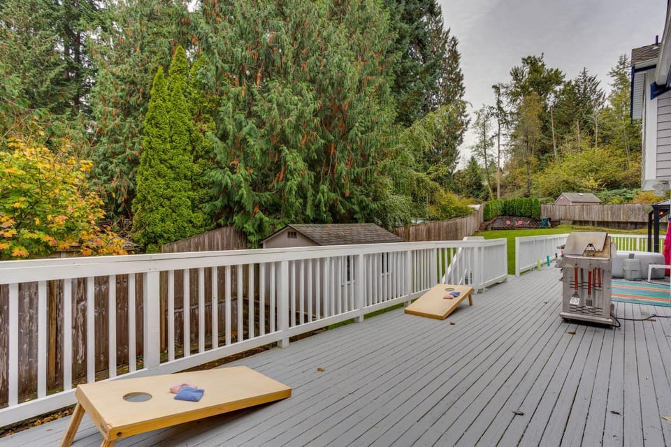 Pet & Family Friendly Bonney Lake Home: Game Room House in King County