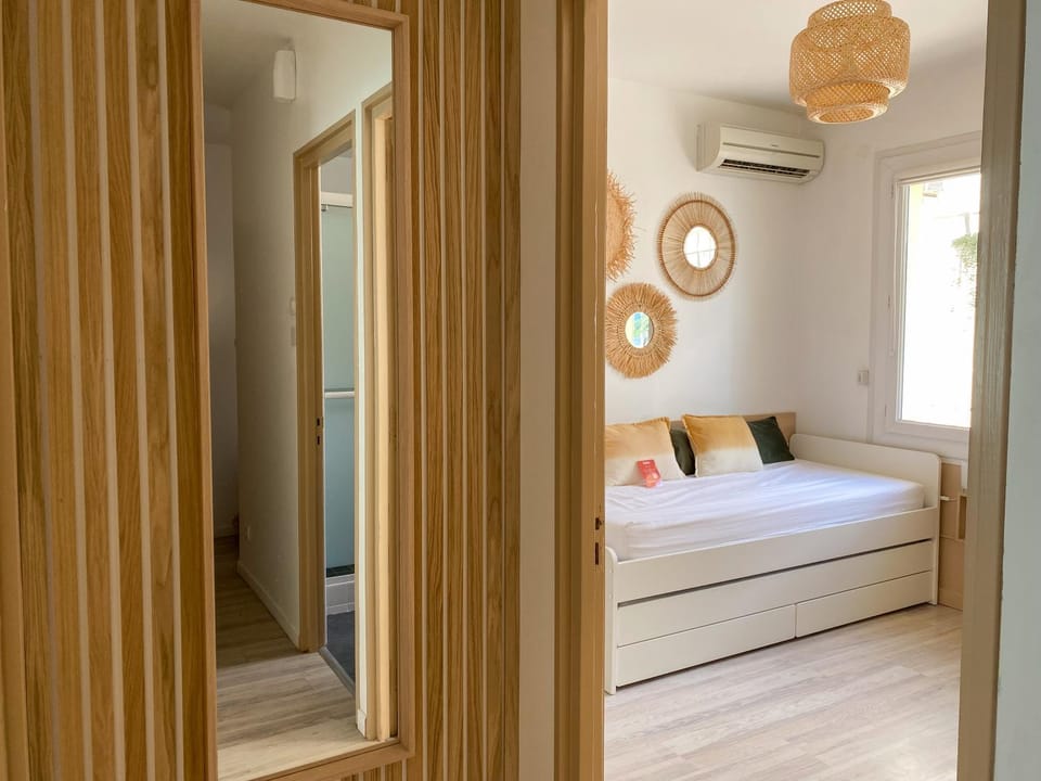 Chambre climatisée 2 lits - Proche Centre Tramway Bed and Breakfast in Montpellier