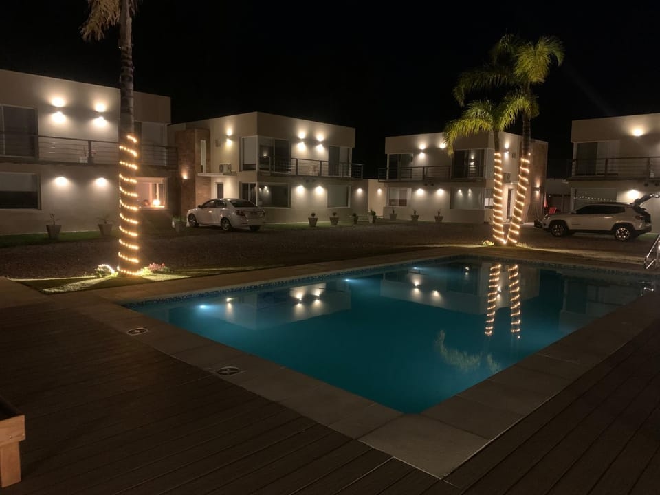 Night, Swimming pool
