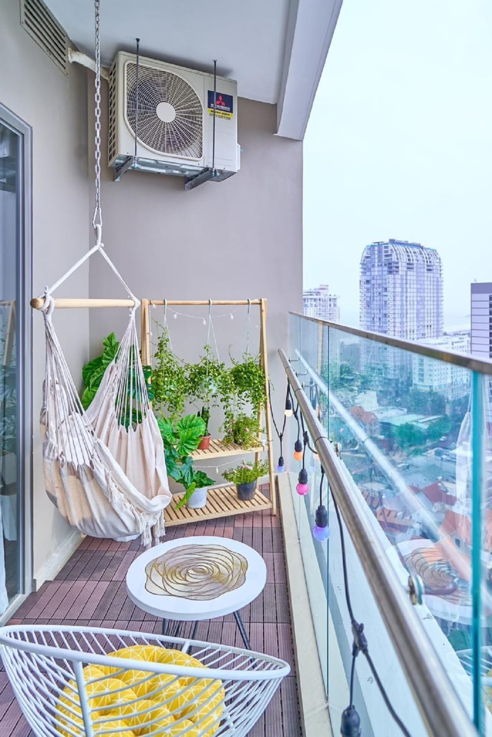 Day, View (from property/room), Balcony/Terrace, Pool view, sunbed, air conditioner