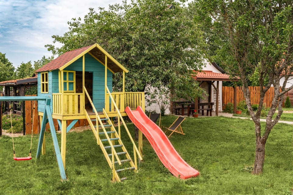 Natural landscape, Children play ground, Garden, Garden view