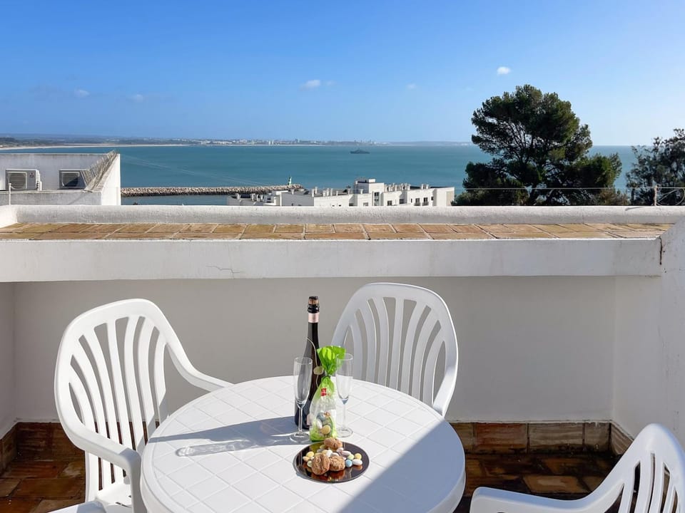 Patio, Natural landscape, Balcony/Terrace, Sea view
