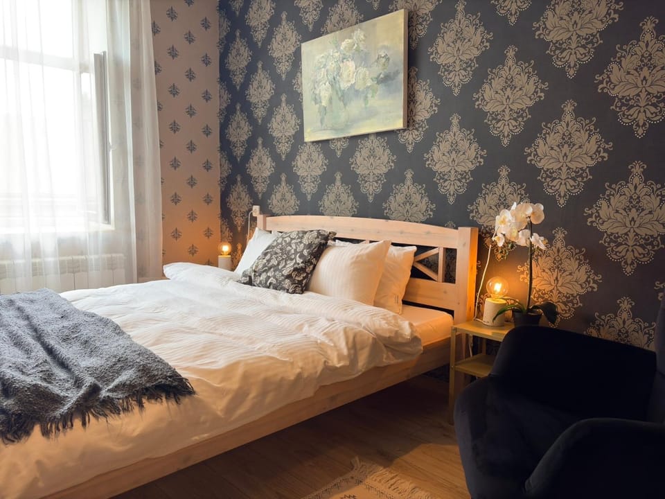 Fresh & Cozy Apartment -Free Parking-15 min to Old Town Apartment in Riga