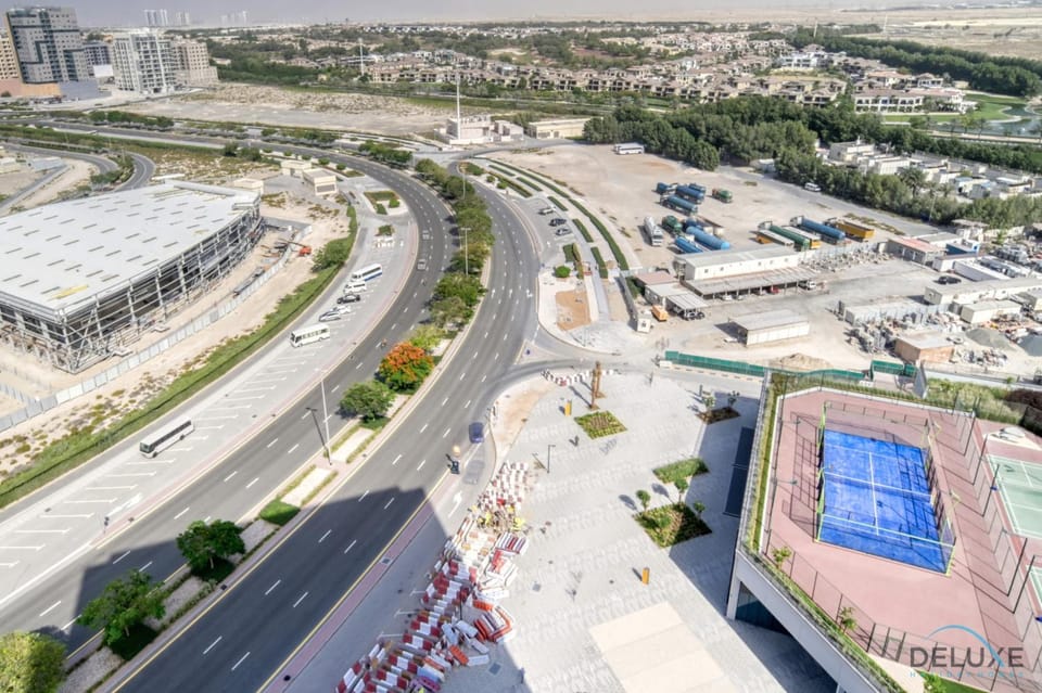 Property building, Neighbourhood, Bird's eye view, Street view, Swimming pool