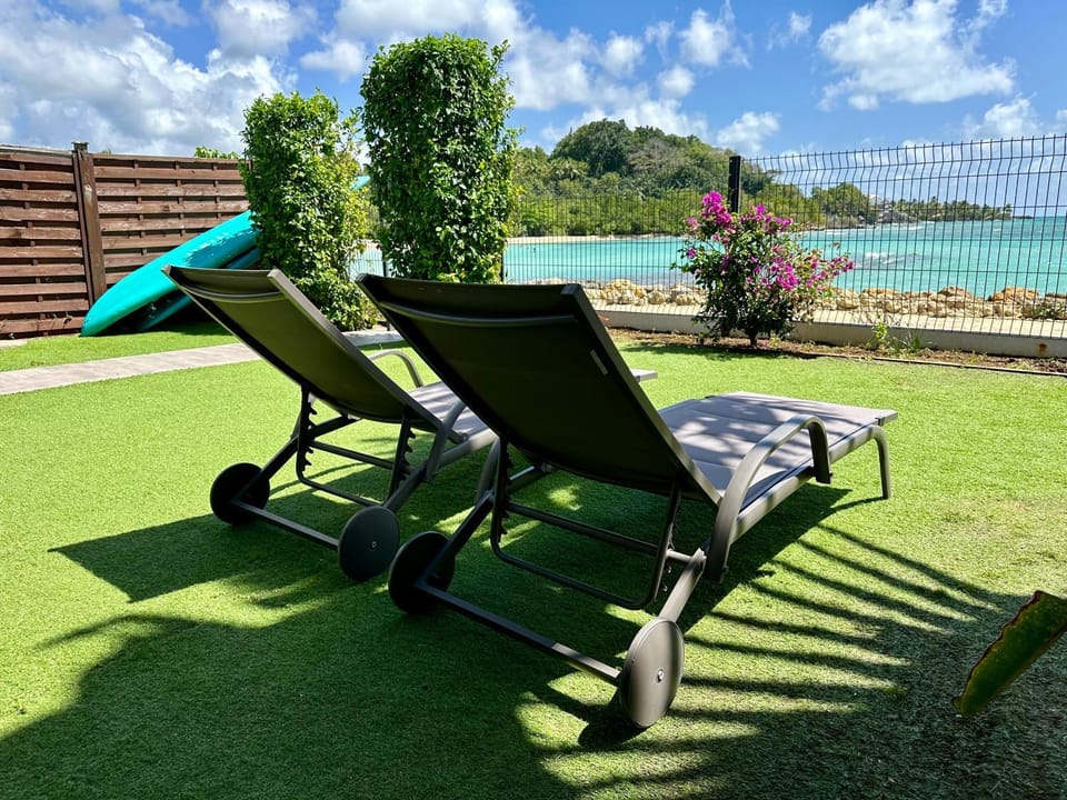 Natural landscape, Garden, Sea view