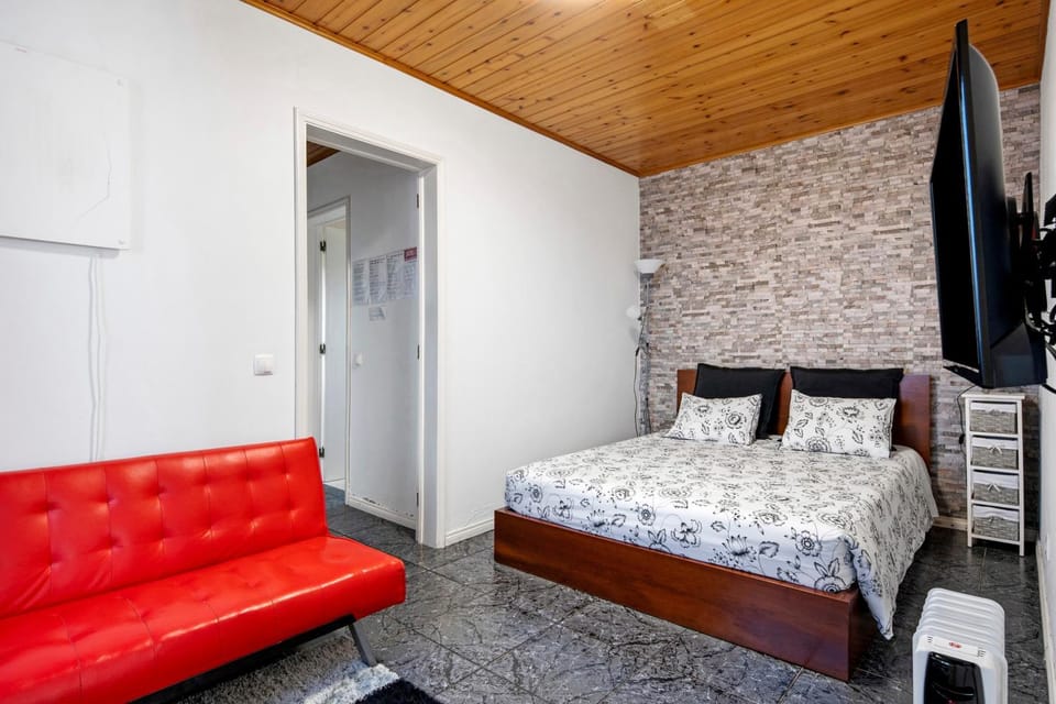 Property building, Living room, Bedroom
