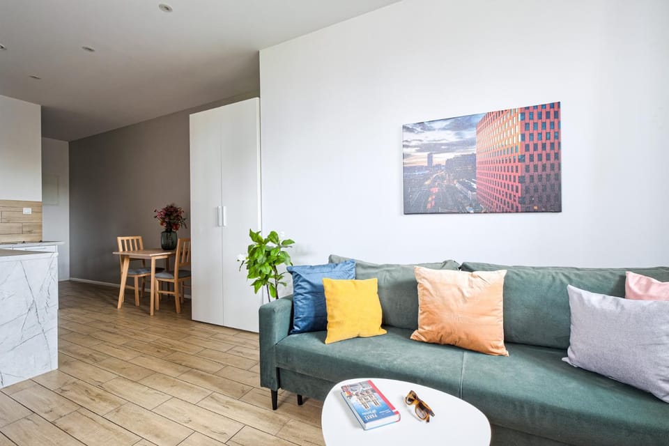 Kitchen or kitchenette, Living room, Seating area