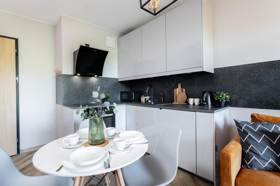 Kitchen or kitchenette, Living room, stove