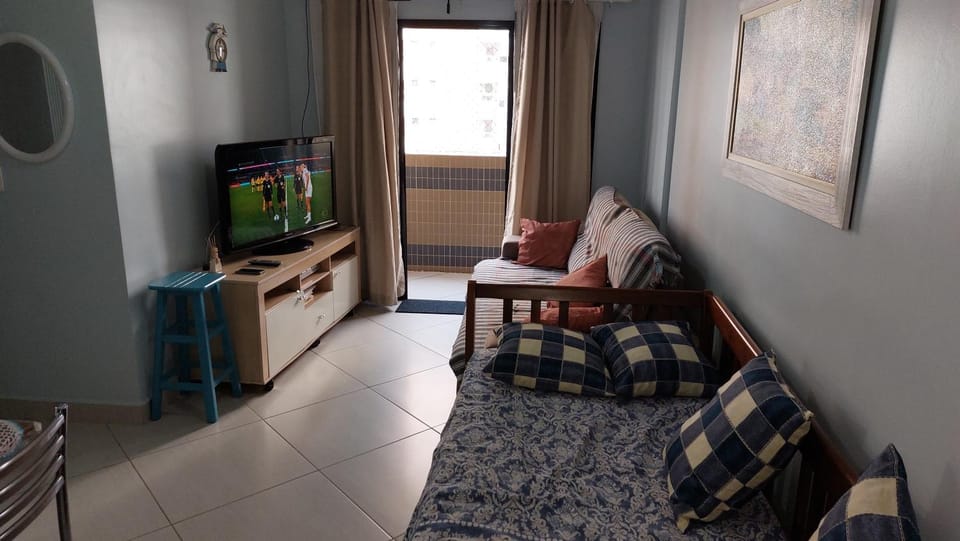 Praia Grande, Canto do Forte, Apto ,2 noites seguidas , apenas 2 diárias com Wi-Fi Apartment in State of São Paulo