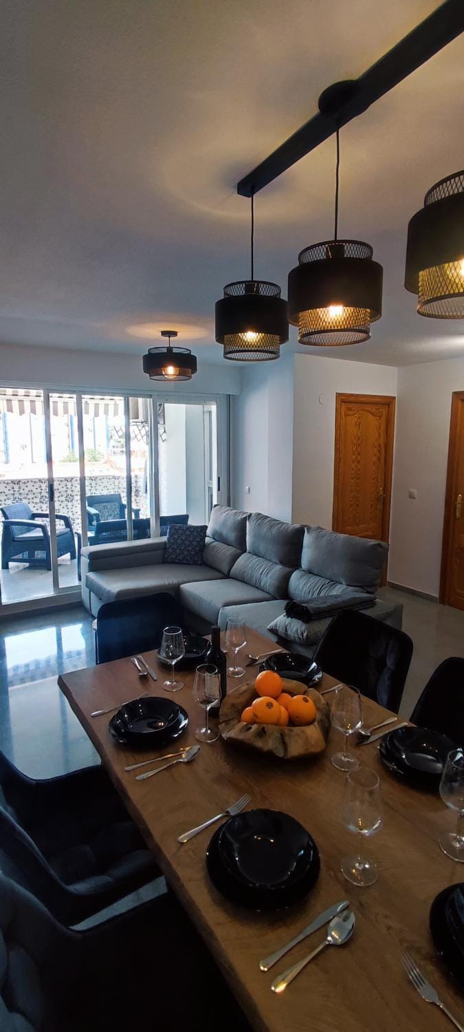Living room, Seating area, Dining area