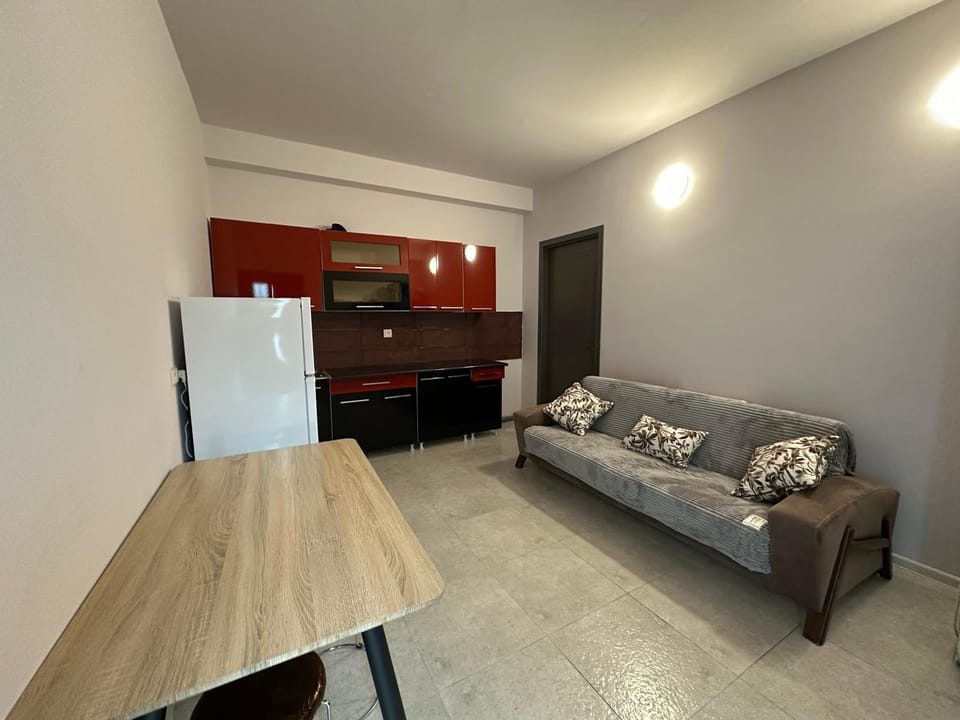Kitchen or kitchenette, Seating area, Dining area, pet friendly, stove