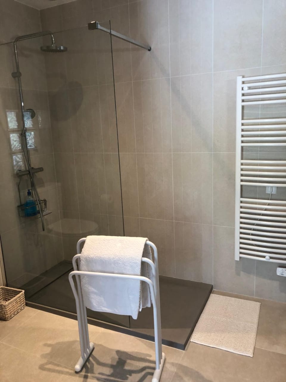 Shower, Bathroom, towels