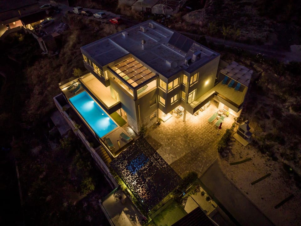 Night, Swimming pool
