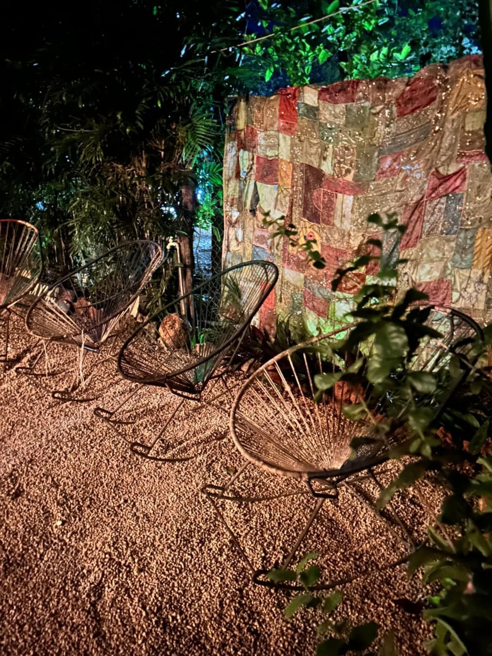Night, Garden view, sunbed